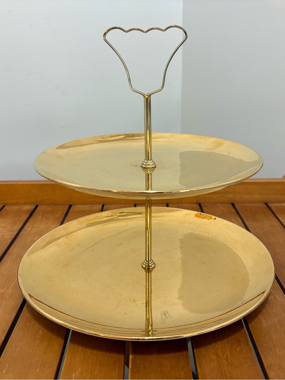 Royal Winton Gold 2-Tier Serving Tray